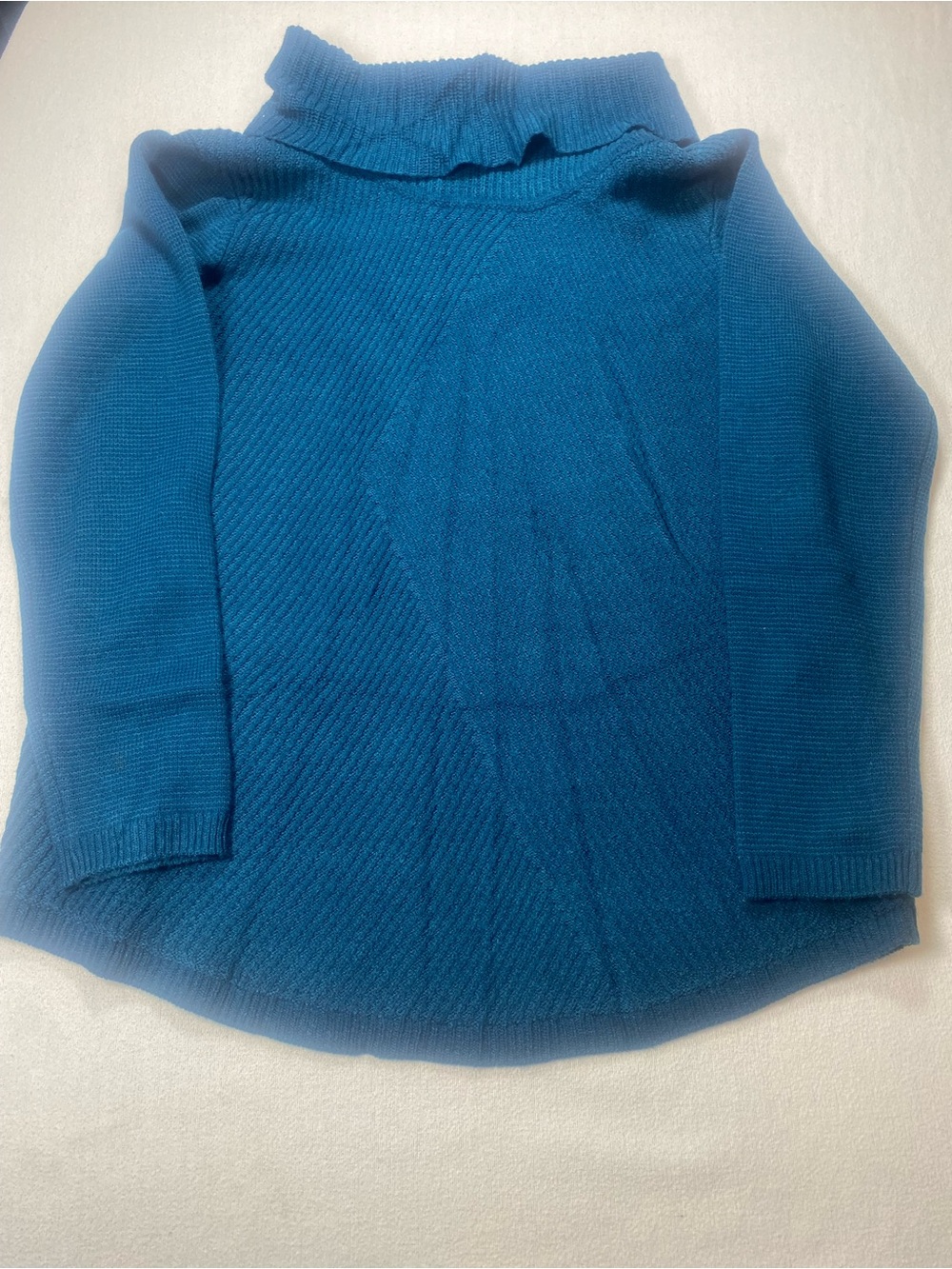 Apt. 9 Teal Cowl Turtleneck Sweater size XL